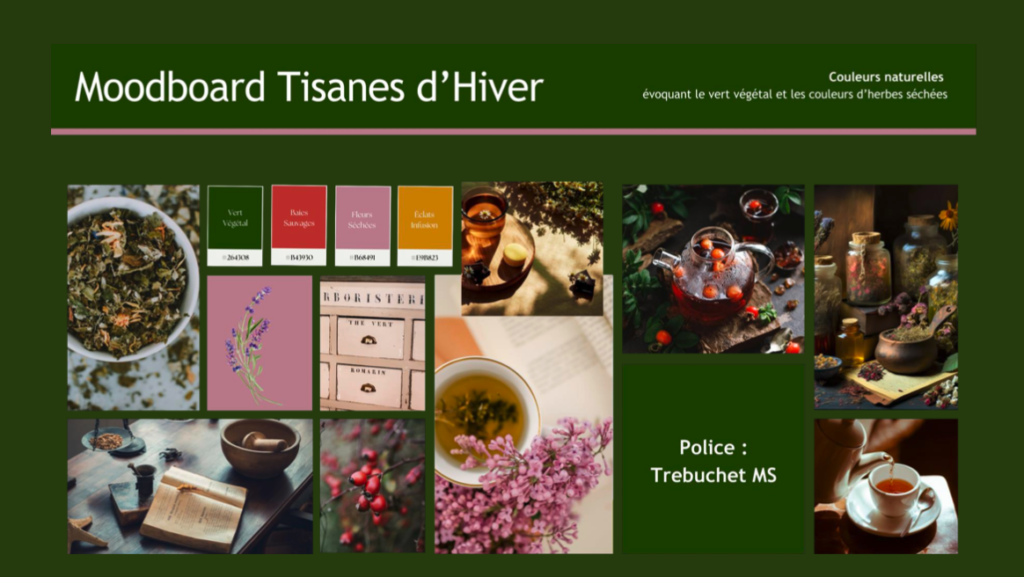 Charte graphique pour le projet storyline