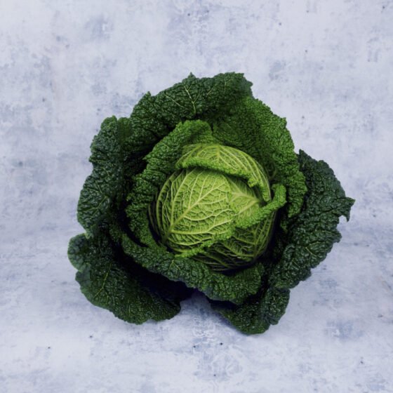 Photographie d'un chou frisée